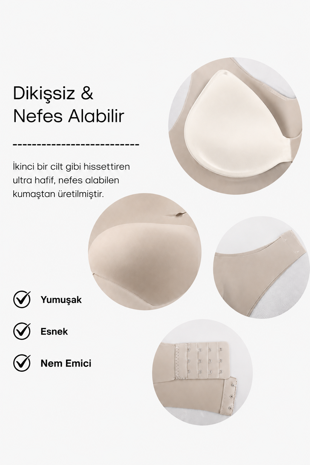 Regovens - Sırt Dikleştirici Push-Up Sütyen