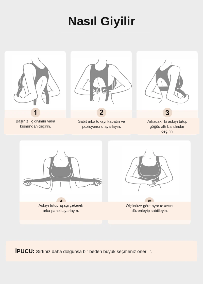 Regovens - Sırt Dikleştirici Push-Up Sütyen