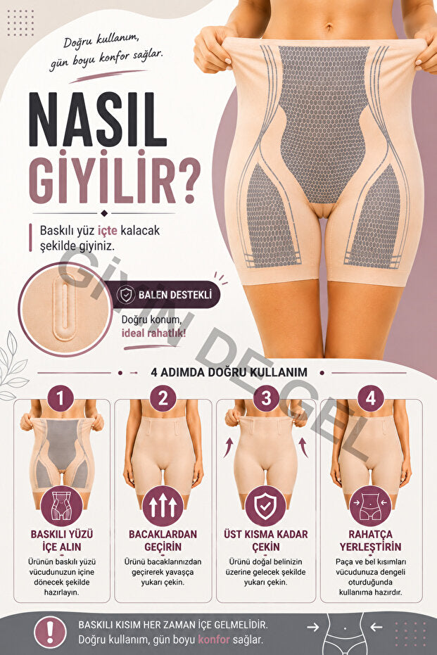 Yağ Yakıcı Basen Giderici Korse Şort