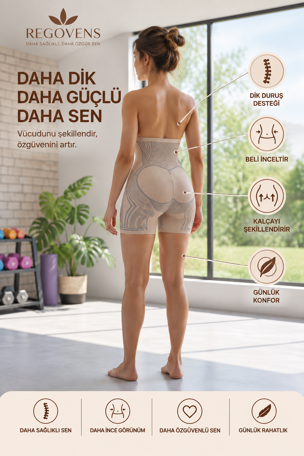 Yağ Yakıcı Basen Giderici Korse Şort
