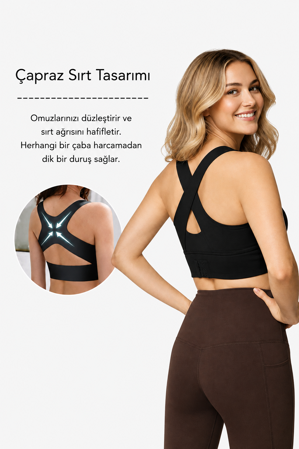 Regovens - Sırt Dikleştirici Push-Up Sütyen